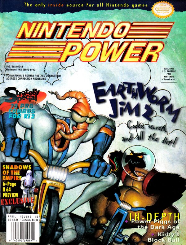 Nintendo Power Issue 083 (April 1996) cover